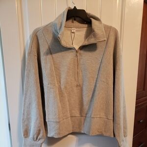 Super cute comfy pullover zipper top XXL